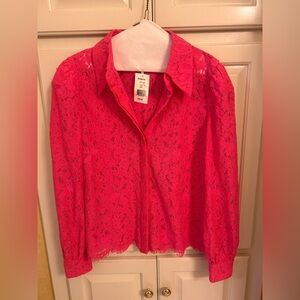 NWT L’AGENCE lace top